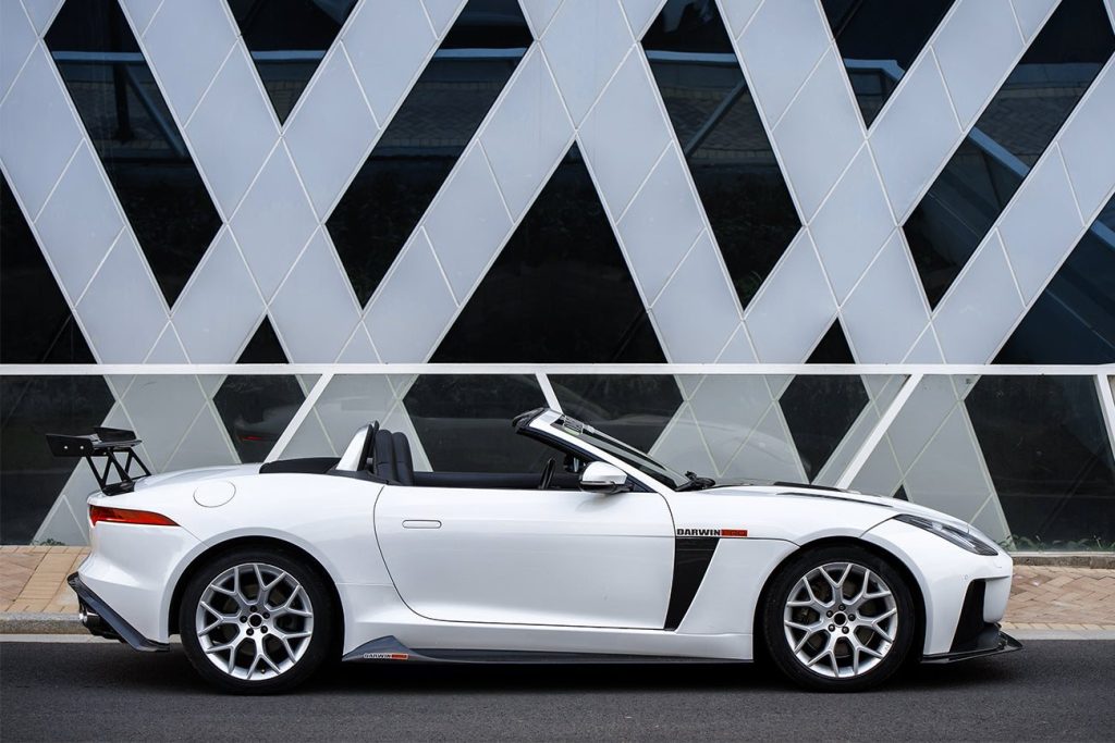สเกิร์ตข้าง Jaguar F-Type Convertible ทรง DarwinPRO