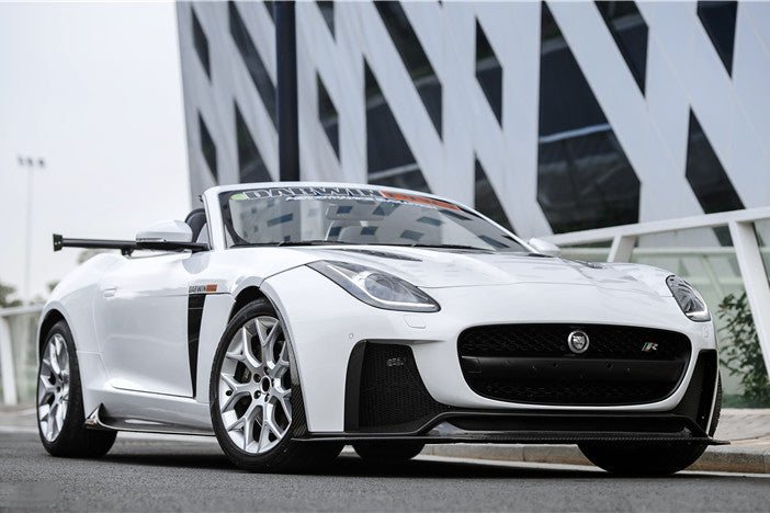 กันชนหน้า Carbon Fiber Jaguar F-Type Convertible ทรง DarwinPRO