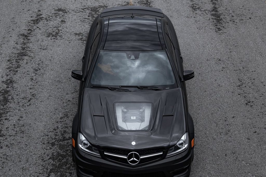 ฝากระโปรงหน้า MERCEDES BENZ C-Class C204 Coupe ทรง DarwinPRO