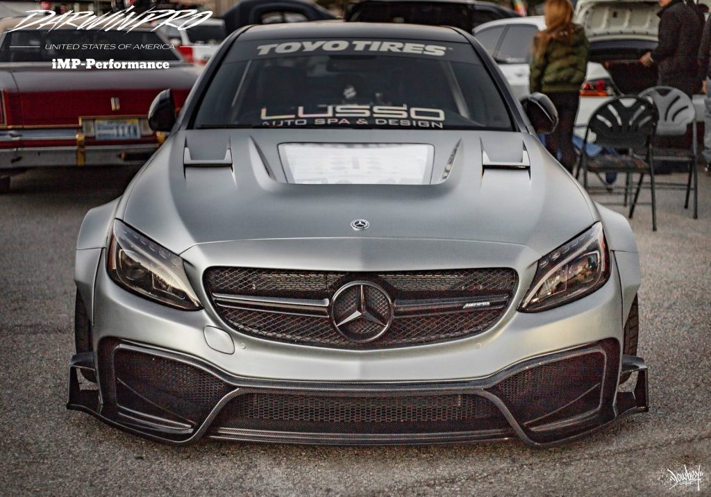 กันชนหน้า Carbon Fiber MERCEDES BENZ C-Class W205 2015-2021