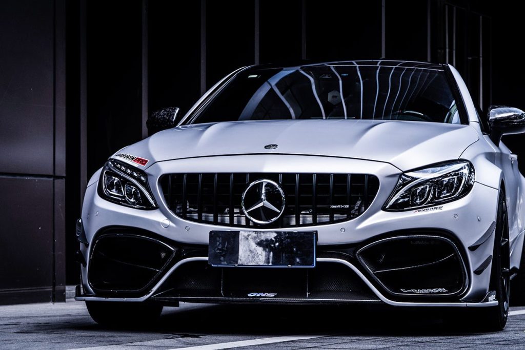 คาร์นาด Carbon Fiber MERCEDES BENZ C-Class C205 Coupe 2015-2021 #2