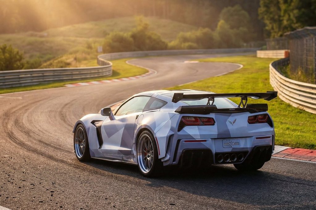 สปอยเลอร์ท้าย Chevrolet Corvette C7 Stingray (Z06 BKSS)