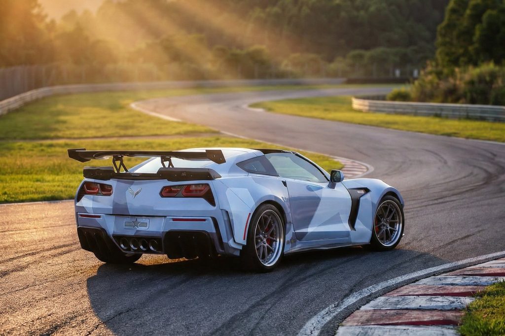 ดิฟฟิวเซอร์ท้าย Chevrolet Corvette C7 Stingray (Z06 BKSS)