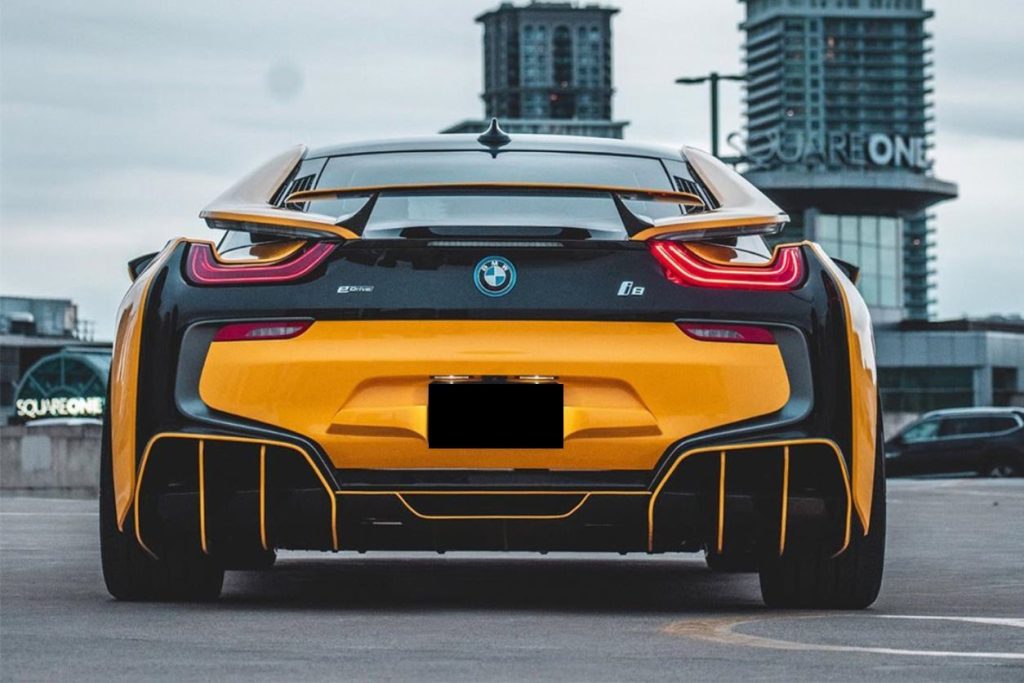 ดิฟฟิวเซอร์ท้าย Carbon Fiber BMW i8
