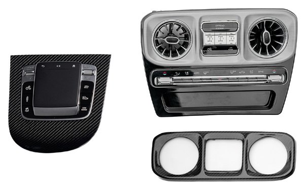 ชุดเมาส์คอนโทรลกลาง + ชุดแอร์กลาง แปลง W465 (แบบ 2) W464 G-Class