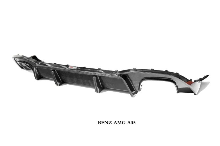 Rear Diffuser Carbon Fiber Mercedes Benz A35L W177 style TAKD