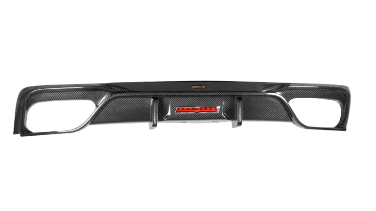 Rear Diffuser Carbon Fiber Audi A6 S6 C8 style TAKD V1
