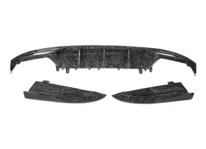 ดิฟฟิวเซอร์ท้าย Carbon Fiber Mercedes Benz C43 W205 ทรง TAKD V2 ลาย Forged Carbon
