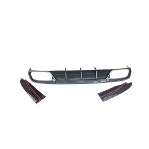 ดิฟฟิวเซอร์ท้าย Carbon Fiber Mercedes Benz C43 W205 Coupe ทรง TAKD V1