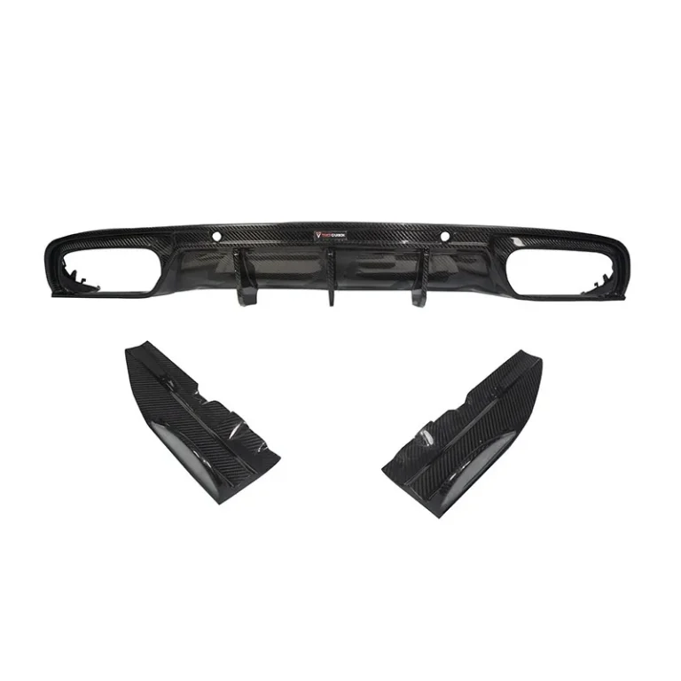 Rear Diffuser Carbon Fiber Mercedes Benz C43 W205 Coupe style TAKD V2