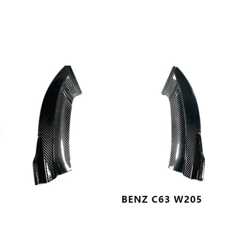 ชิ้นส่วนตกแต่งคาร์บอน Carbon Fiber Mercedes Benz C63 W205 ทรง TAKD มุมกันชนหน้า