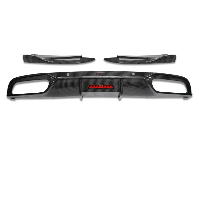 Rear Diffuser Carbon Fiber Mercedes Benz C63 W205 Coupe style TAKD V2