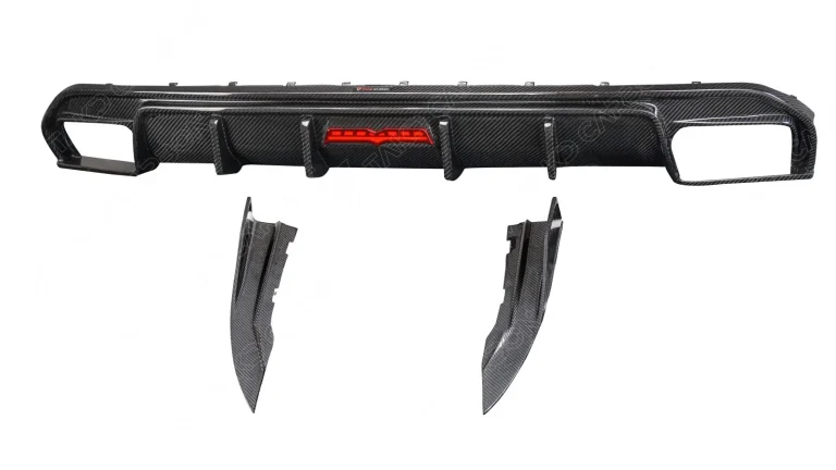 Rear Diffuser Carbon Fiber BMW 4 Series G26 style TAKD V2