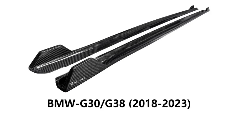 Side Skirts Carbon Fiber BMW 5 Series G30 style TAKD
