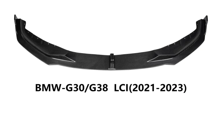 Front Lip Carbon Fiber BMW 5 Series G30 style TAKD V1 model year 2021-2023