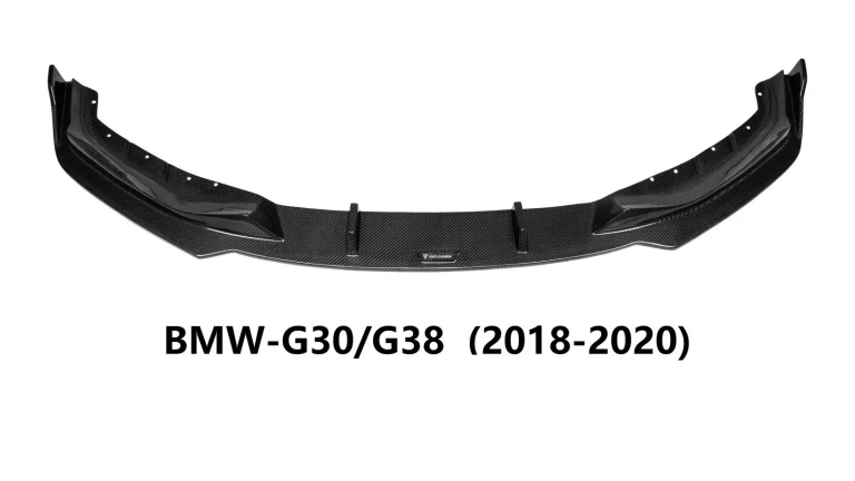 Front Lip Carbon Fiber BMW 5 Series G30 style TAKD V2 model year 2018-2020