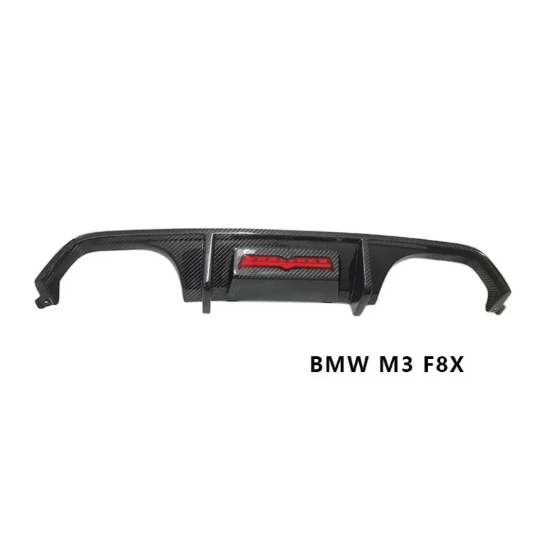 Rear Diffuser Carbon Fiber BMW M3 M4 F80 F82 style TAKD V2