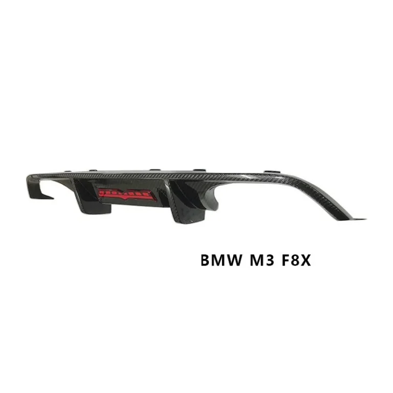 Rear Diffuser Carbon Fiber BMW M3 M4 F80 F82 style TAKD V3