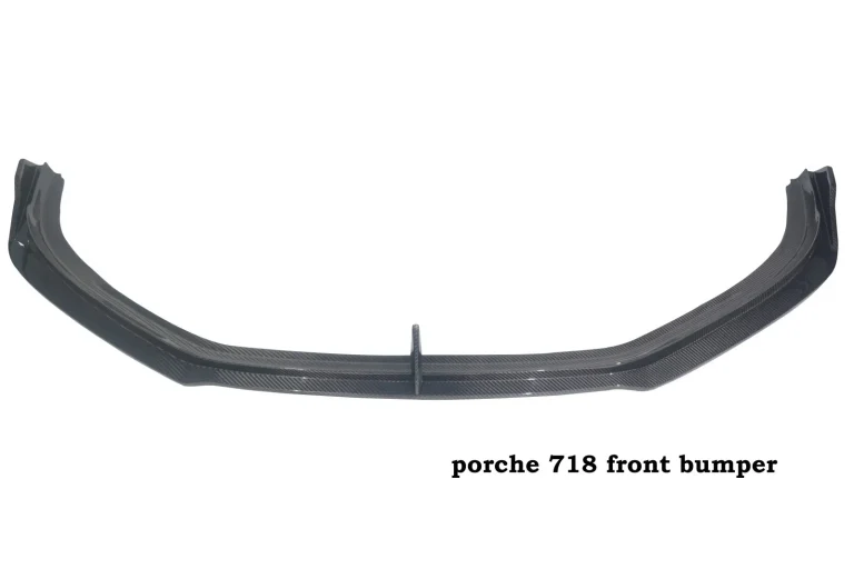 Front Lip Carbon Fiber Porsche 718 Cayman Boxster 982 style TAKD V2