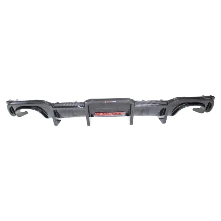 Rear Diffuser Carbon Fiber Audi RS3 8V style TAKD V2 with brake light