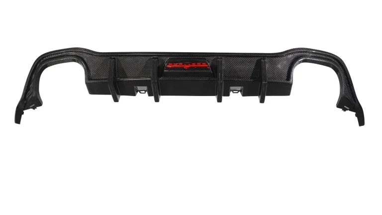 Rear Diffuser Carbon Fiber Volkswagen Golf 8 GTI style TAKD V1