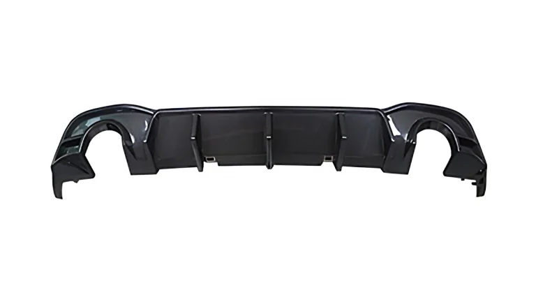 Rear Diffuser Carbon Fiber Volkswagen Golf 8 GTI style TAKD V2 round tip outlet