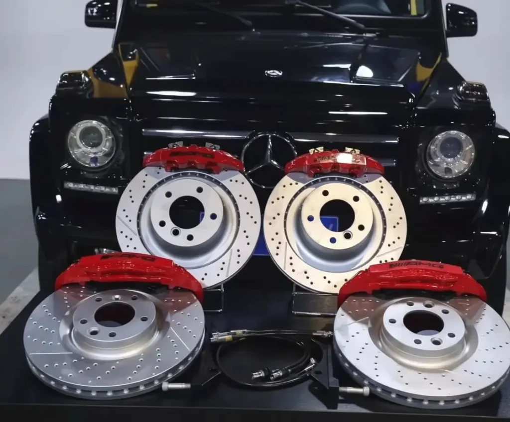 ชุดเบรก Mercedes-Benz หน้า+หลัง สำหรับ Mercedes-Benz