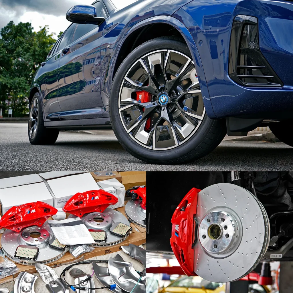 ชุดเบรก BMW M Performance 4 POT 1 POT หน้า+หลัง สำหรับ BMW iX3 i20 / X3 G01 / X4 G02
