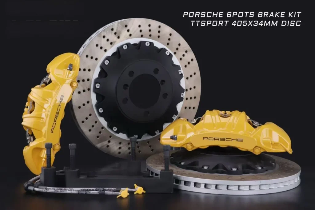 ชุดเบรก ไฮคาร์บอน StopFlex 6 POT 405mm หน้า สำหรับ Porsche 911 Carrera 997 991 992