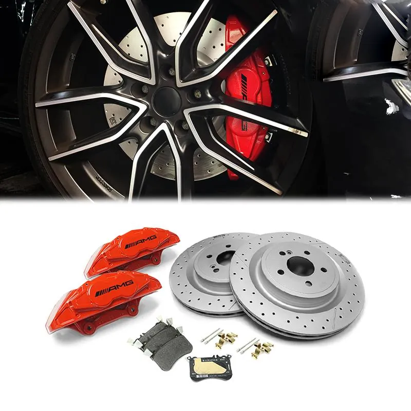 ชุดเบรก Wise 4 POT 350mm หน้า สำหรับ Mercedes Benz W177 A250 C118 CLA 180 CLA250 และรุ่นอื่น