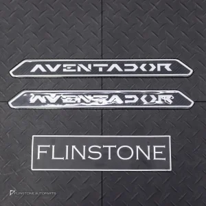 Door Sill Trim side Carbon Fiber Logo Aventador