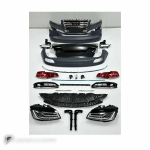 ชุดแปลงโฉม Audi A8 D4 ปี 2011-2014 แปลงเป็นโฉม D4 Facelift ทรง S8 GGD