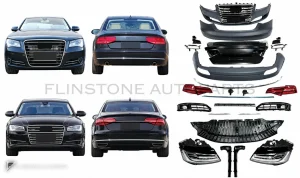 Conversion Kit Audi A8 D4 year 2011-2014 converted to facelift 2015 onwards in the style of W12 GGD