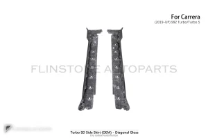 Side Skirts Carbon USUS AUTOCLAVE style Turbo Sport Design PORSCHE 911 992.2