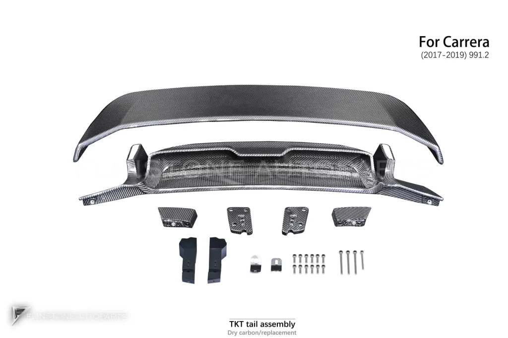 ชุดสปอยเลอร์ท้าย คาร์บอน USUS AUTOCLAVE ทรง TKT PORSCHE 911 991.2