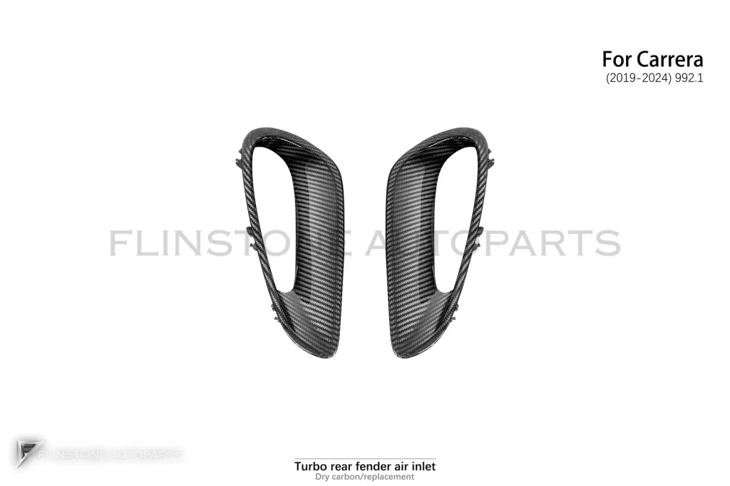 ครอบช่องลมแก้มข้างหลัง คาร์บอน USUS AUTOCLAVE ทรง Turbo PORSCHE 911 992