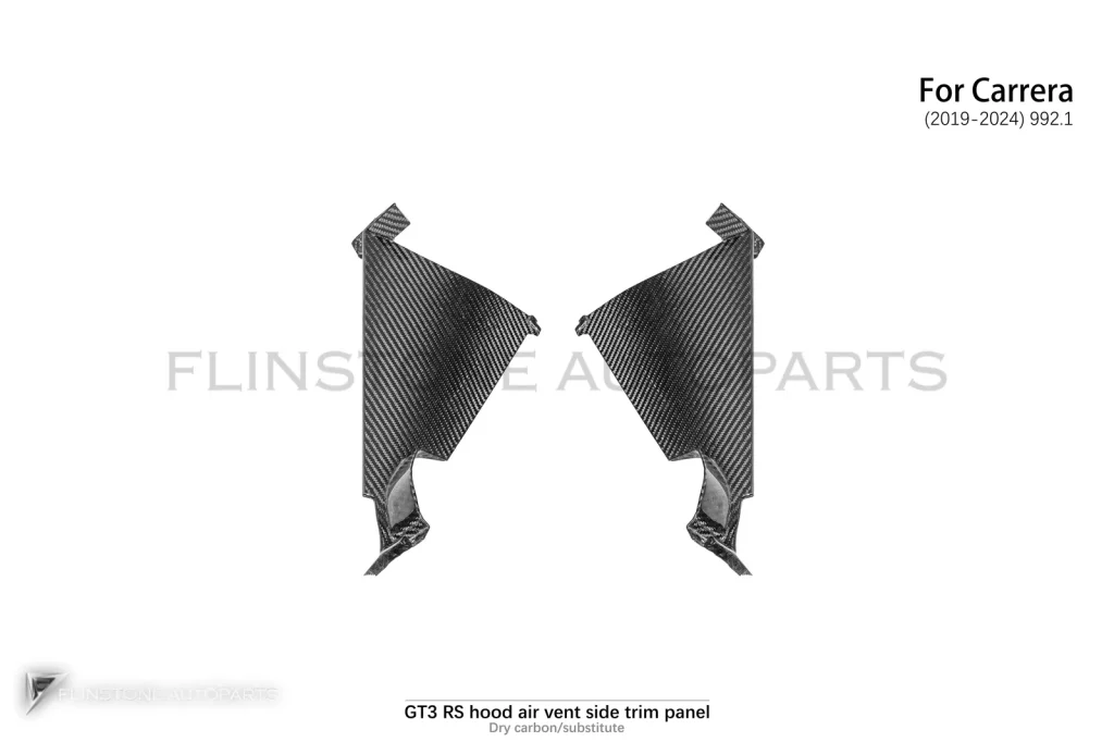ครอบข้างช่องลมฝากระโปรงหน้า คาร์บอน USUS AUTOCLAVE ทรง GT3 RS PORSCHE 911 992