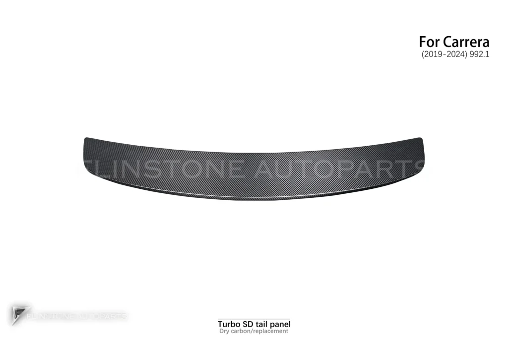 แผ่นปีกหลัง ดรายคาร์บอน USUS AUTOCLAVE ทรง Turbo Sport Design PORSCHE 911 992 เปลี่ยนทั้งชิ้น