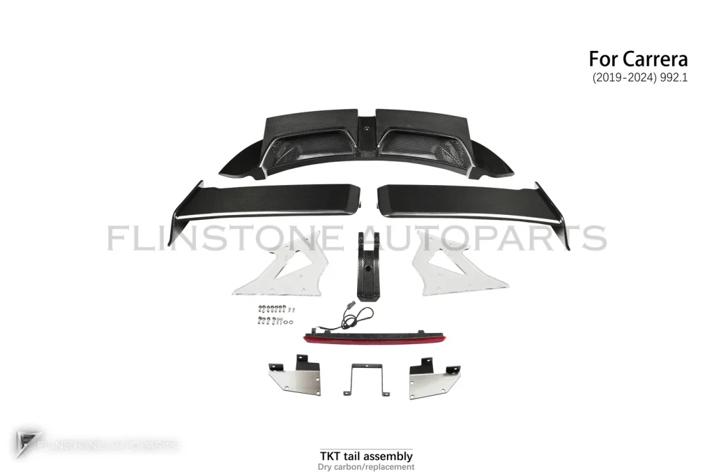 ชุดสปอยเลอร์ท้าย คาร์บอน USUS AUTOCLAVE ทรง TKT PORSCHE 911 992.1
