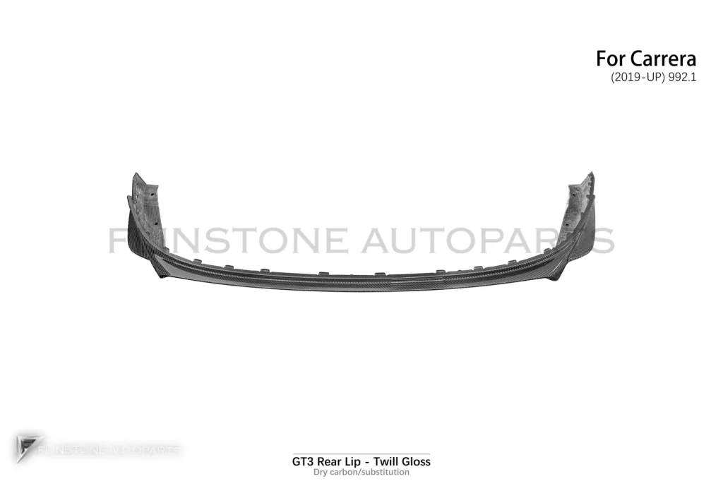 ลิ้นหลัง ดรายคาร์บอน USUS AUTOCLAVE ทรง GT3 PORSCHE 911 992 ลายทวิลเงา เปลี่ยนทั้งชิ้น