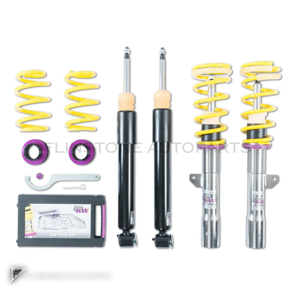 โช้คอัพปรับเกลียว Mini Cooper Countryman F60 ปี 2017-2024 / Clubman F54 ปี 2016-2024 และอีก 2 รุ่น รถไม่มีโช้คไฟฟ้า EDC KW V2 Comfort รหัส 180200BN