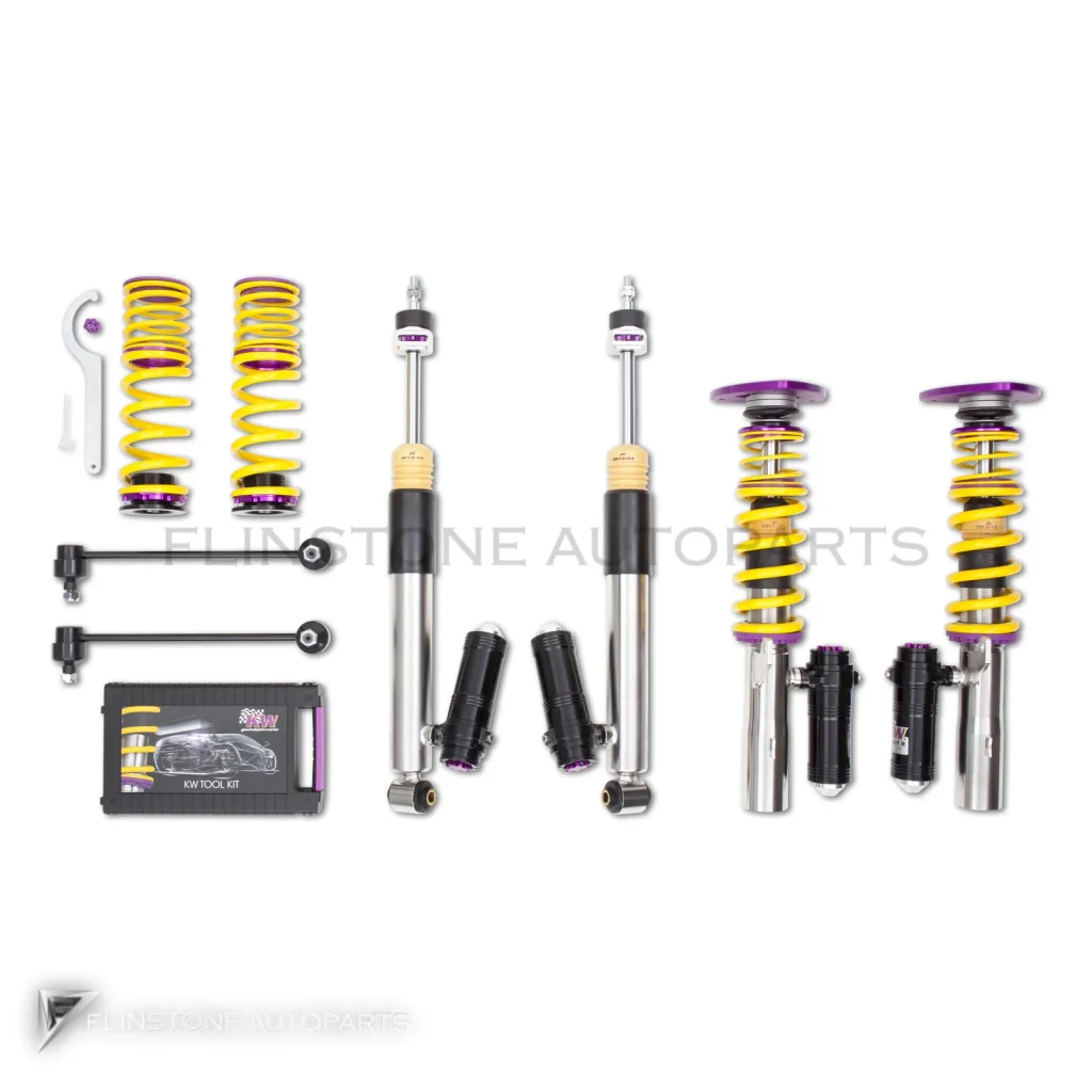 โช้คอัพปรับเกลียว Audi A3 8V ปี 2015-2020 และอีก 1 รุ่น รถไม่มีโช้คไฟฟ้า EDC KW V3 Clubsport รหัส 3528080N