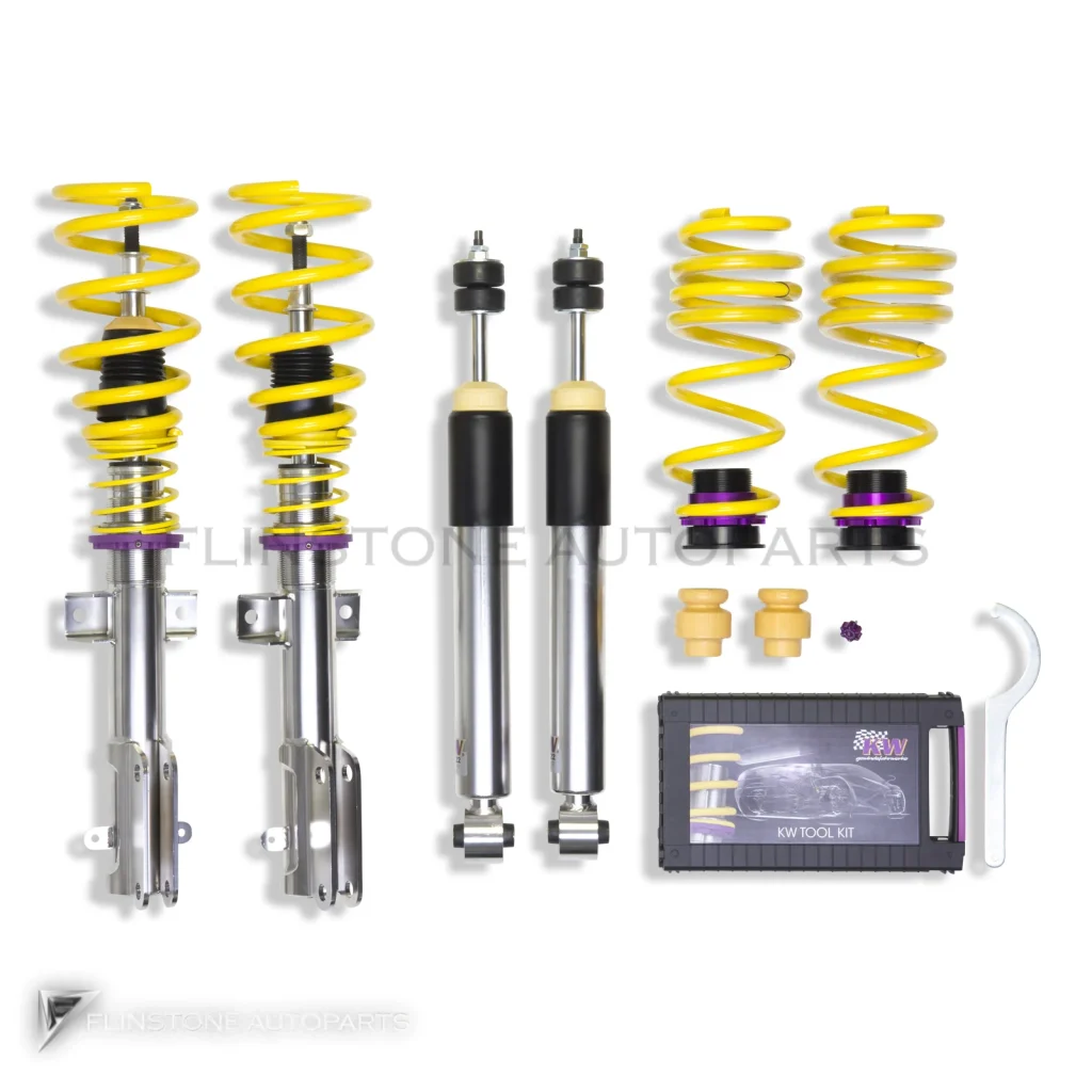โช้คอัพปรับเกลียว Ford Mustang S197 ปี 2007-2014 รถไม่มีโช้คไฟฟ้า EDC KW V3 รหัส 35230055