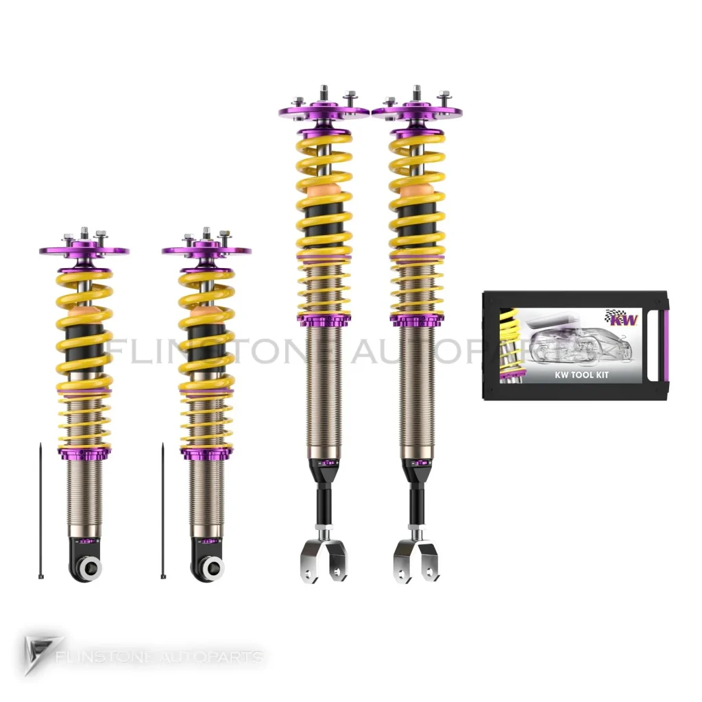 โช้คอัพปรับเกลียวสายแข่ง Nissan Skyline GT-R ปี 1999-2002 KW V3 Racing (ยาง R-Compound) รหัส 39585014