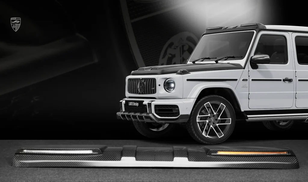 ครอบไฟบนหลังคา คาร์บอน Mercedes-Benz G63 AMG W463A G 350d/400d/500 Larte Design แท้