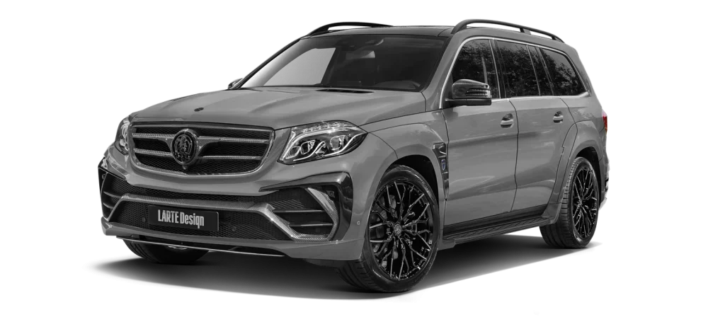 Full Body Kit Mercedes-Benz GL year 2012-2015 model Black Crystal Larte Design Genuine