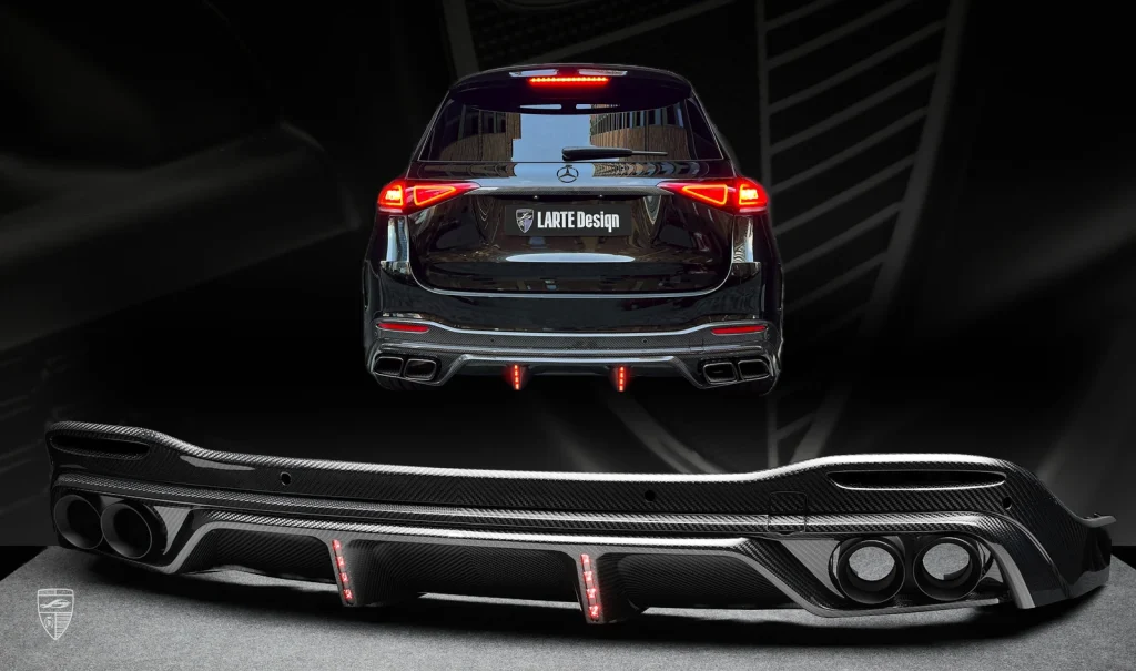 ดิฟฟิวเซอร์ท้าย คาร์บอน Mercedes-Benz GLE V167 Larte Design แท้