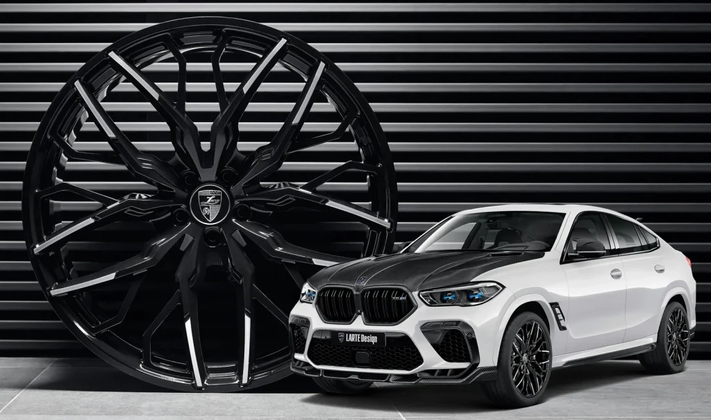 轮毂Forged BMW X6M F96年份2019-2023选择可4设计Larte Design正品