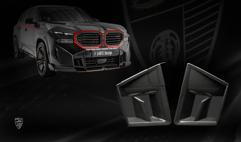 คิ้วกันชนหน้า คาร์บอน BMW XM G09 ปี 2022-2026 Larte Design แท้