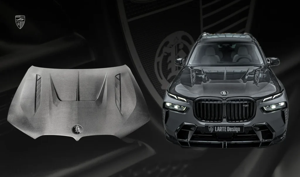 ฝากระโปรงหน้า คาร์บอน BMW X7 G07 ปี 2022-2026 Larte Design แท้